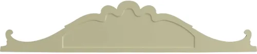 Vista 4 de Ekena Millwork 107.6 cm de ancho x 21.2 cm de alto x 6.35 cm de profundidad Kendall Center con sobrepuesto de scrolls