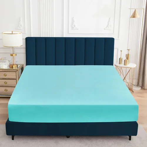 Vista 3 de Sufdari Protector de colchón impermeable, funda de colchón tamaño individual para cama, bolsillo profundo de 18 pulgadas, protector de colchón