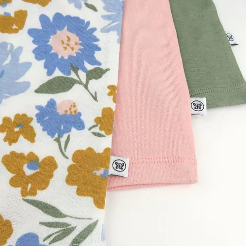 Vista 4 de HonestBaby Multipack Gift Sets Mix Match Outfits 100% Organic Cotton for Newborn Infant Baby Boys, Girls, Unisex (LEGACY)