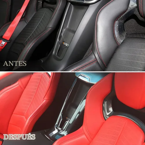 Vista 4 de crosselec Cubierta de Moldura de Control Central Interior de Fibra de Carbono para Chevrolet Corvette C8 2020-2025 (Entre Asientos)