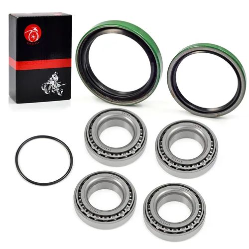 Vista 2 de Kit de rodamientos y sellos de rueda delantera compatible con Polaris Sportsman 335 400 500 Magnum 325 425 500 Scrambler 400 500 Worker 335 500 Big