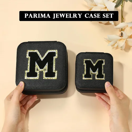 Vista 5 de Parima Regalos de cumpleaños para mujeres, juego de 2 piezas de joyería de viaje, regalos de viaje, regalos para amigas, regalos personalizados