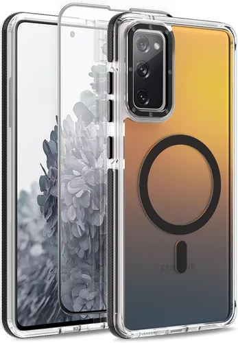 Vista 252 de Funda magnética para Google Pixel 10 Pro XL [compatible con Magsafe] [bonito diseño fluorescente de moda] a prueba de golpes, delgada, translúcida