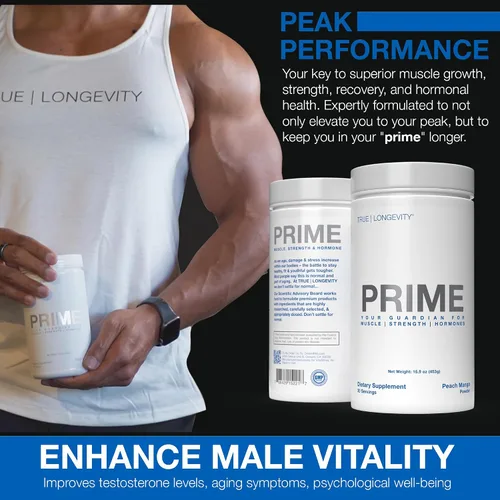 Vista 5 de DRINK HRW Suplemento Prime para la salud masculina: mejora los músculos, la fuerza, la vitalidad, científicamente validados, ingredientes de primera