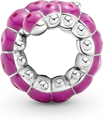 Vista 4 de Pandora 790762C01 - Lindo dije de oruga rizada Plata esterlina Circonita cúbica