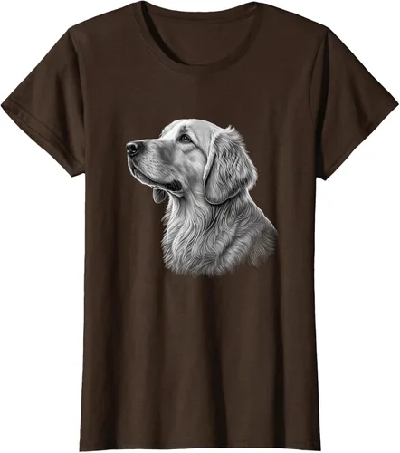 Vista 15 de Camiseta divertida Golden Retriever, Negro