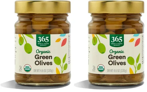 Vista 3 de 365 by Whole Foods Market, Aceitunas verdes orgánicas, 4.6 oz
