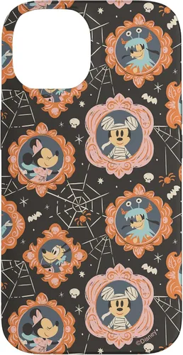 Vista 4 de iPhone 16 Disney Mickey Mouse & Pals Spooky Cute Halloween Frames Case