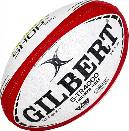 Vista 10 de World Rugby Shop X Gilbert G-TR4000 - Pelota de rugby para adultos y jóvenes, tallas 3, 4 y 5, cosida a mano, construcción de 3 capas