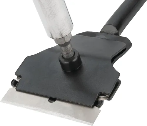 Vista 4 de Performance Tool W233 Raspador de Extensión de Largo Alcance de 12 Pulgadas con 3 Piezas de Cuchillas Raspadoras de Plástico de Doble Filo y 3