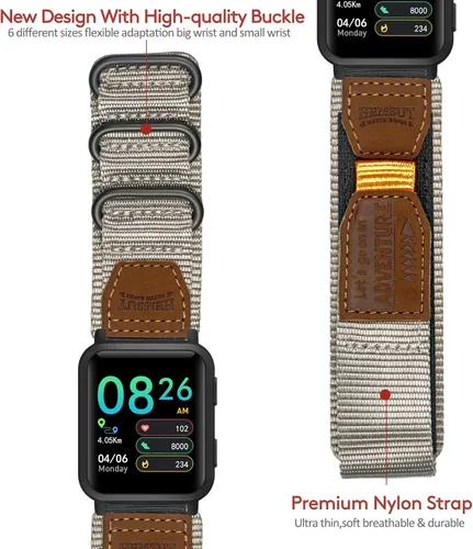 Vista 4 de torbollo Correas de reloj compatibles con Amazfit, correas deportivas resistentes y suaves para Amazfit GTS 4/4 Mini/3/2/2e/2 mini, Bip 3 Pro / 3/U