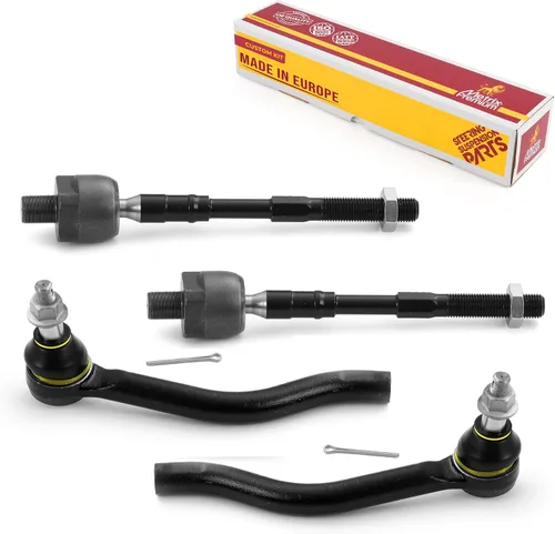 Vista 165 de Metrix Premium Chassis Parts - Kit de 4 piezas de extremos de barra de acoplamiento frontal exterior e interior compatible con Nissan Pathfinder