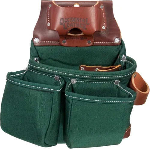 Vista 5 de Occidental Leather OxyLights 3 Pouch Tool Bag with Tape Holder