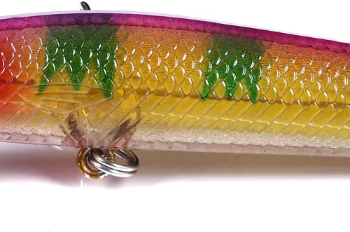 Vista 6 de Kit de señuelos de pesca Minnow Popper Crank Baits Freshwater Bass Fishing Baits Set