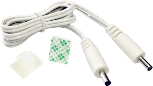 Vista 12 de EShine, cable de interconexión, para LED bajo el gabinete con gancho para cable para una cómoda instalación Negro