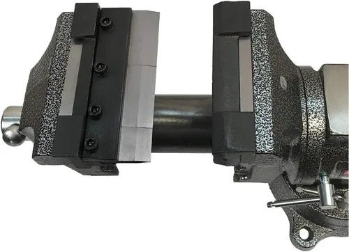 Vista 4 de Prolinemax Soporte de tornillo de banco de 5 "Prensa de freno Bender Accesorio Doblado 14 Calibre Acero Suave 1/8" Aluminio