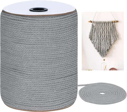 Vista 21 de Cordón de macramé, 0.118 pulgadas x 328 yardas
