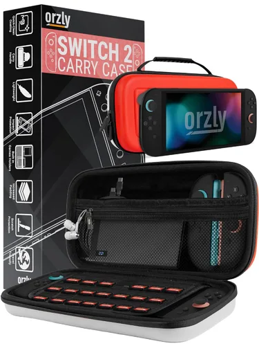 Vista 36 de Orzly Carry Case for Nintendo Switch Lite - Portable Travel Carry Case with storage for Switch Lite Games & Accessories [Solid Black]