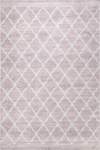 Vista 3 de Abani Alfombra rectangular de polipropileno de 4 x 6 pies, diseño moderno de polipropileno, lavable a máquina, resistente a las manchas