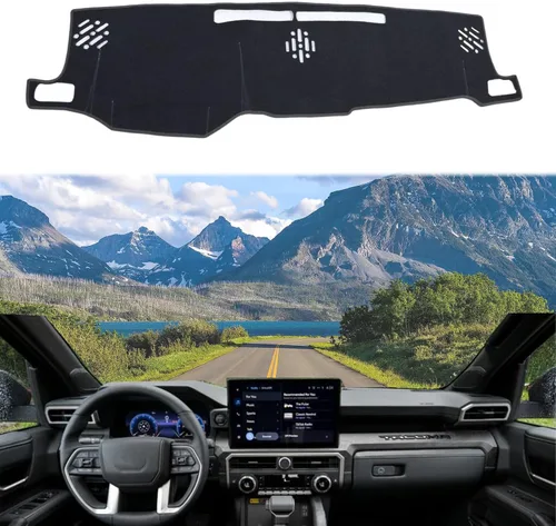Vista 18 de Cubierta de tablero adecuada para Honda Ridgeline 2017-2024/Pilot 2016-2022/Passport 2019-2024, parasol para tablero de coche, accesorios de tablero