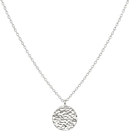 Vista 10 de Fettero - Collar con dije de oro, gargantilla en capas con moneda abierta, círculo de karma completo, luna creciente nueva, 14K oro chapado