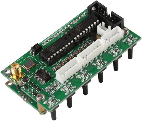 Vista 9 de Walfront Kit receptor de radioaficionado de onda corta digital AD9850 Placa de módulo con pantalla LCD generador DDS 6 bandas 0 ~ 55MHz
