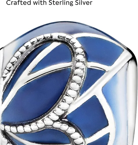 Vista 3 de PANDORA Joyería de mariposa azul con dije de plata de ley Metal Esmalte no aplica