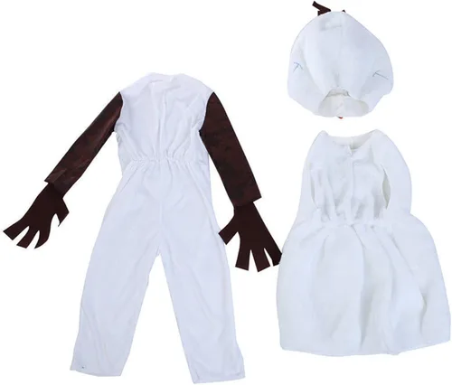 Vista 3 de Olaf - Disfraz de muñeco de nieve para niños, disfraz de Halloween para cosplay