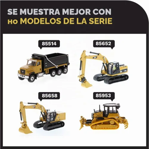 Vista 7 de Bulldozer Caterpillar D5 1:87 con tren de rodaje de grado fino y hoja