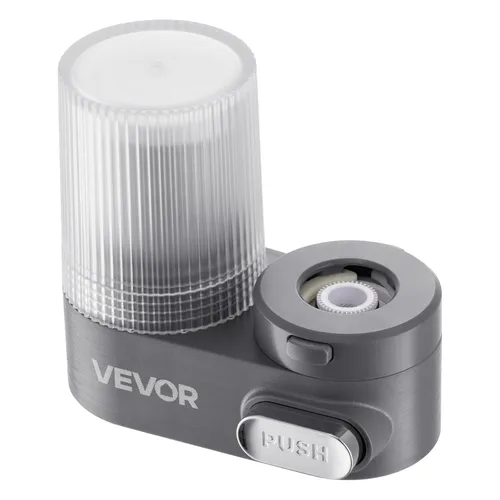 Vista 11 de VEVOR Filtro de agua de montaje en grifo, purificador de agua vertical para grifo de fregadero, filtro de fibra de carbono certificado NSF, elimina