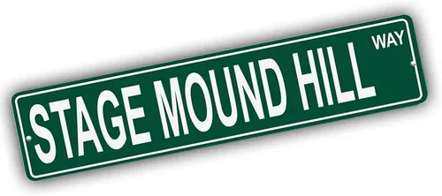 Vista 147 de Ohio Mountains Pick Your Mountain Compatible/repuesto para Acme Hill United States Mountain aluminio metal metal metal estilo letrero de calle