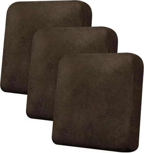 Vista 26 de Funda de cojín para sofá con aspecto de cuero, 1 unidad, elástica, para sala de estar, funda de cojín individual para sofá, protector de asiento