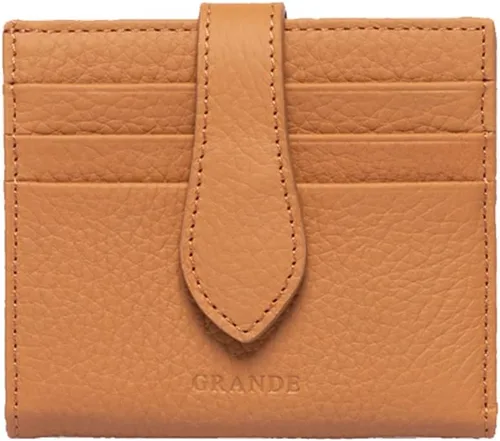 Vista 47 de Grande -3803 Cartera unisex, Azul (Iced Blue), Cartera delgada de cuero con cierre a presión pequeño