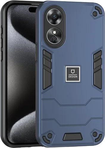 Vista 48 de Funda compatible con Redmi A1, compatible con Redmi A2 2 en 1 [PC dura + TPU], funda de teléfono negra