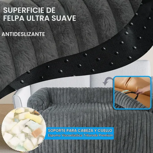Vista 5 de Wn's Day Cama Lujosa de Sofá para Perros, Funda Calmante Lavable de Sofá para Perros, Protector de Sofá Removible para Perros, Cama de Sofá