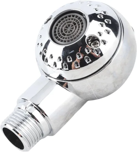 Vista 10 de Cabezal de ducha de mano, champú de alta presión, accesorio de cabezal de ducha con un boquilla de filtro de acero inoxidable, botón de ajuste de 2