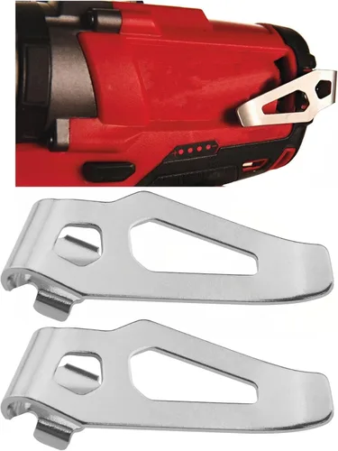 Vista 4 de 2 ganchos de clip para cinturón compatibles con Milwaukee M12 12V Impact Driver Hammer Drill Herramientas eléctricas piezas de repuesto con 2
