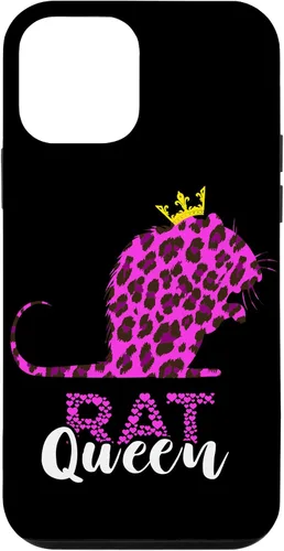 Vista 16 de Rat Queen Crown Leopard Mouse Rat Lover Rodent Rat Owner Case for iPhone 17