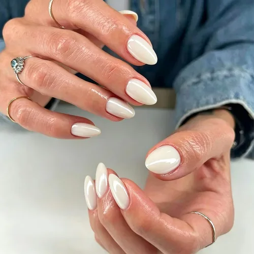 Vista 19 de Uñas postizas medianas a presión, color marrón, 24 unidades Color-3Color-3)