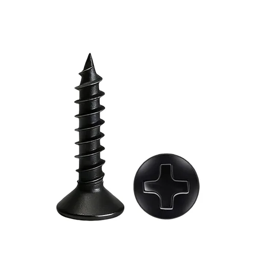 Vista 9 de Tornillos de madera M3 de 1-5/8 pulgadas, tornillos de madera cortos, tornillos pequeños de cabeza plana, tornillos autorroscantes para paneles