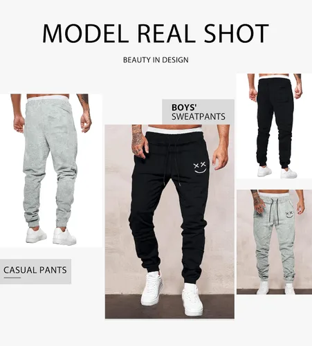 Vista 4 de Renaowin Pantalones deportivos para hombre, ligeros, ajustados, con cordón en la cintura, con bolsillos, para entrenamiento, correr, gimnasio, a