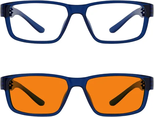 Vista 48 de Eyekepper Gafas de luz azul para hombre y mujer, paquete de 6 lentes Pilot Paquete de 6 color mezclado