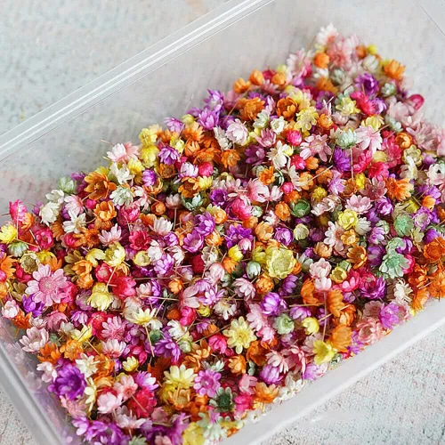 Vista 8 de 710pcs DIY flores secas dispersas aromaterapia vela colgante de resina epoxi