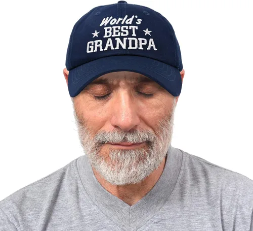 Vista 2 de DALIX Worlds - Gorra de algodón para abuelo, regalo para abuelo, diseño de Papá