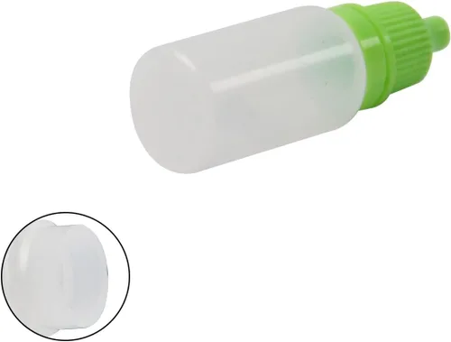 Vista 7 de Othmro Botellas cuentagotas de plástico de ojo de laboratorio de polietileno de 0.3 onzas, 50 piezas, gotero líquido exprimible de 0.0 fl oz, boca