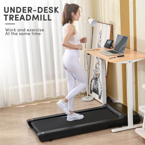 Vista 4 de LifeSpan Fitness Caminadora para debajo del escritorio, ultra silenciosa, para oficina en casa, 0.4 a 6 mph, capacidad de 400 libras