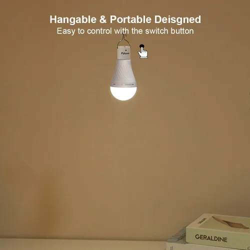 Vista 7 de Luz solar portátil con modo de encendido y apagado automático para interiores y Chieken Coop, luces LED solares para tienda de campaña