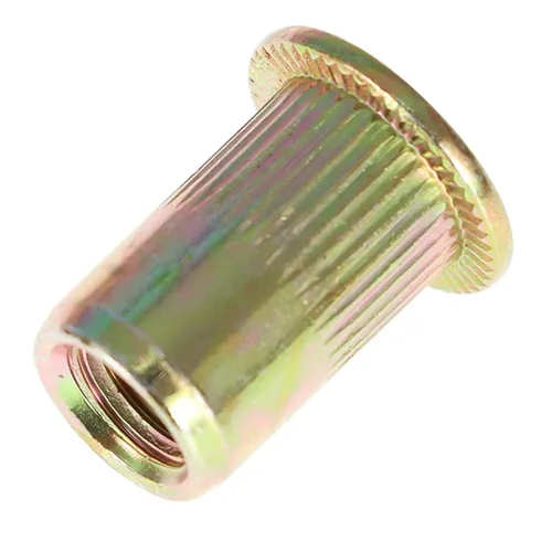 Vista 4 de 100 piezas M6 Kit de tuercas remachadoras Kit surtido de tuercas de remache cabeza plana roscada tuerca de inserción