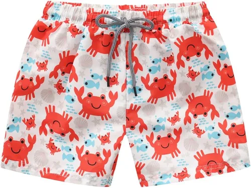Vista 4 de Trajes de baño de 3 piezas para niños pequeños y bebés, traje de baño de manga larga