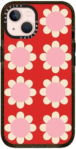 Vista 237 de CASETiFY Funda Impact para iPhone 13 [Protección contra caídas de grado militar 4X de 8.2 pies/Compatible con Magsafe] - #1 Mom - Transparente